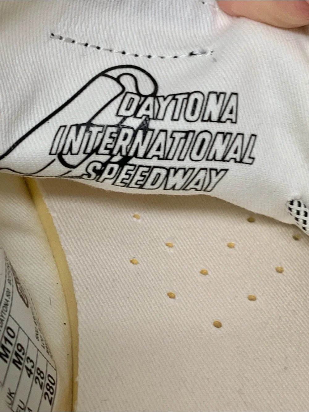 HEYDUDE x NASCAR Wally Daytona Slip-On Men's Shoes Size 10 White Multi Color
